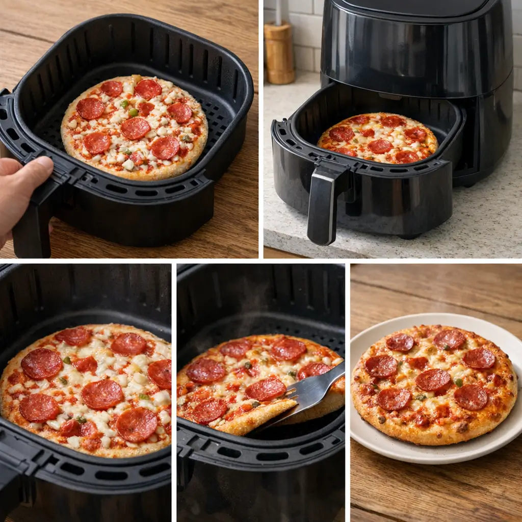 how to cook frozen pizza in air fryer