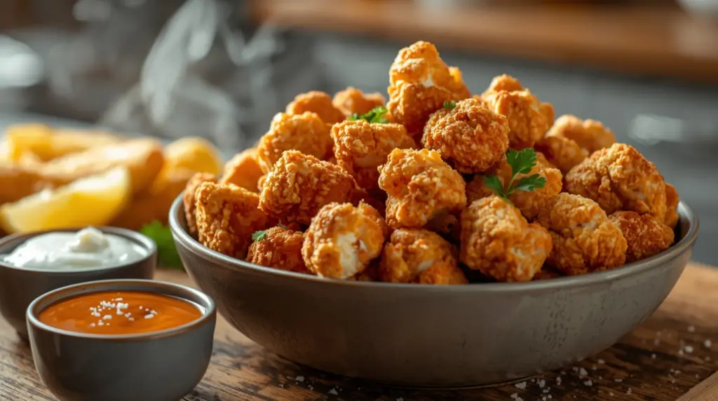 frozen popcorn chicken in air fryer