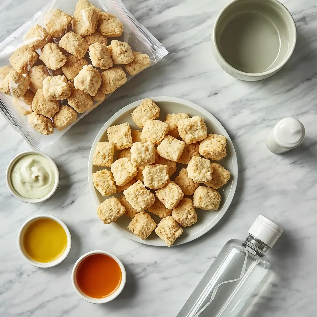 how long to cook frozen popcorn chicken in air fryer