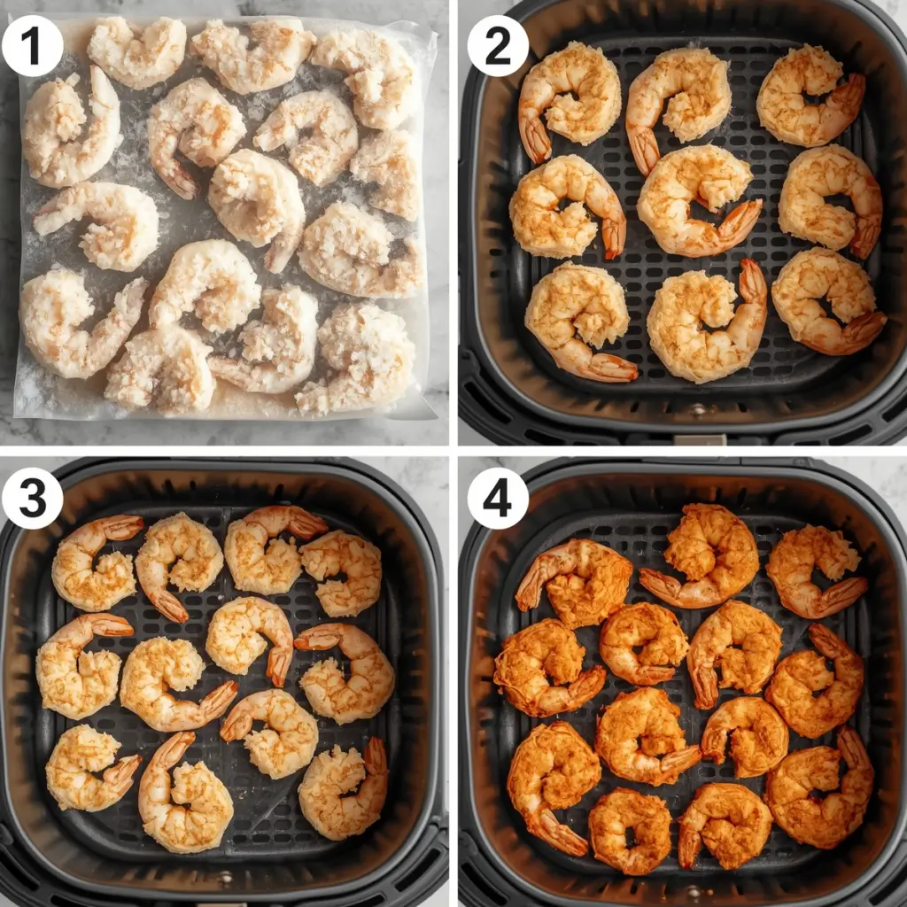 how to cook frozen shrimp in air fryer