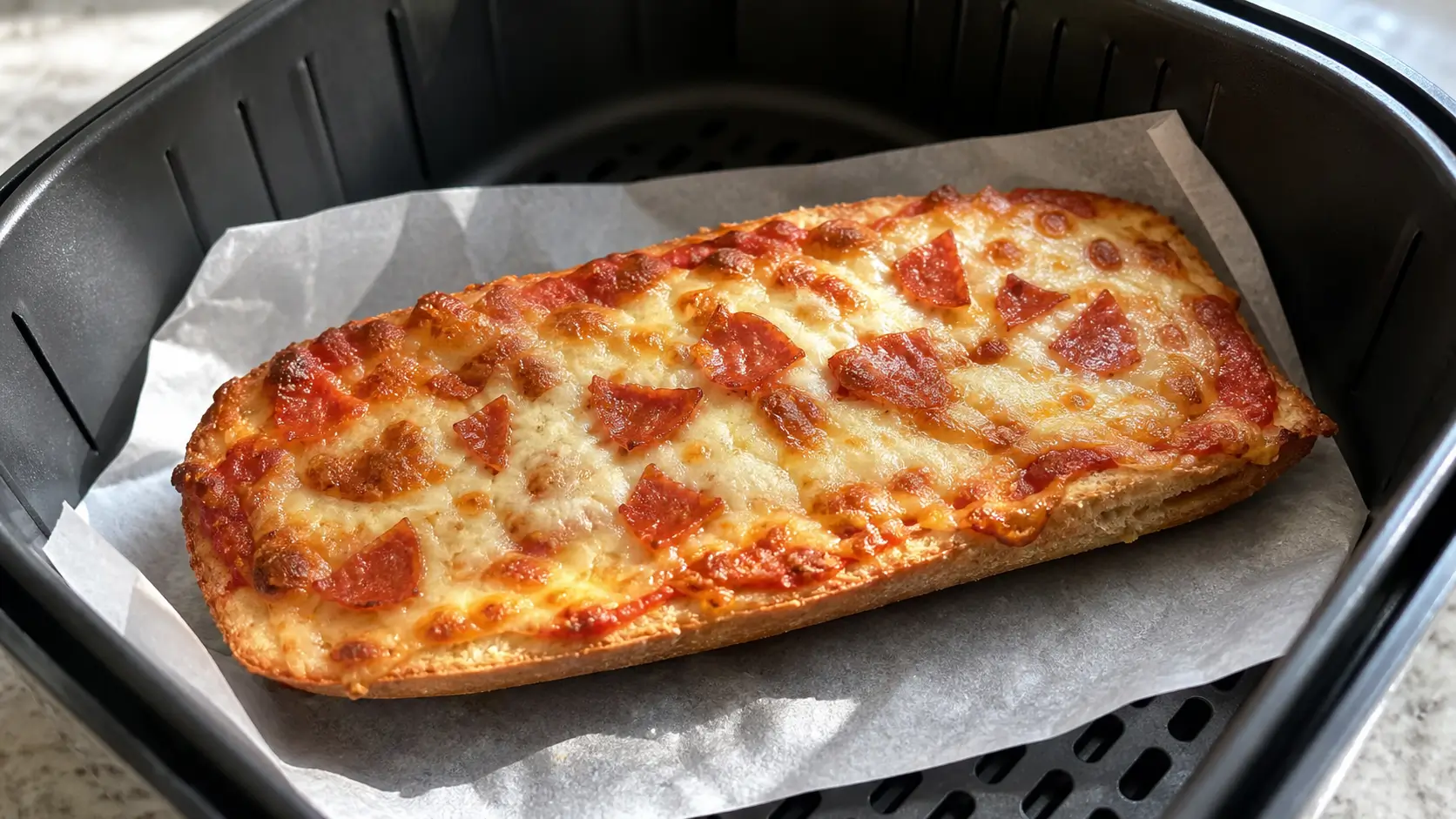 frozen french bread pizza in air fryer