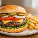 Frozen Hamburger Patties in Air Fryer