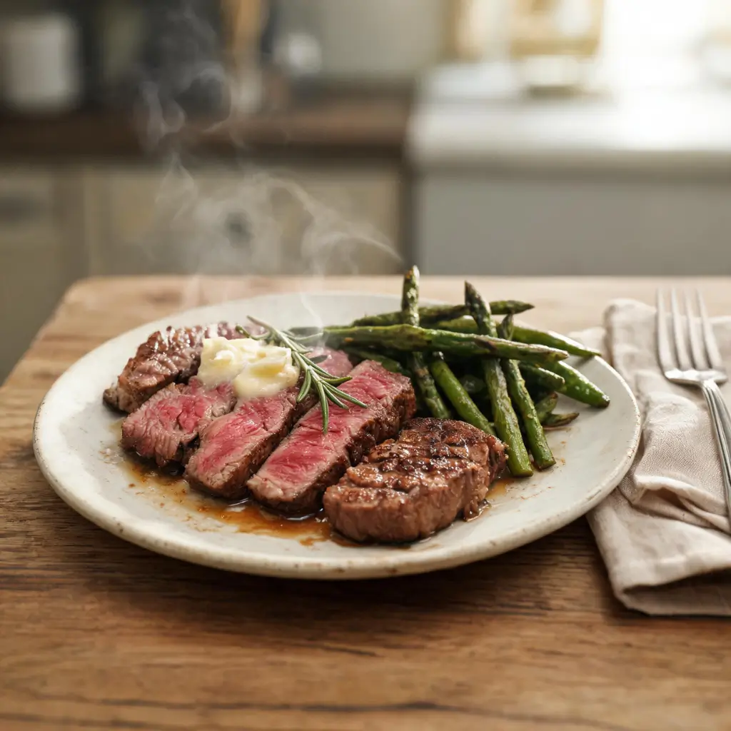 air fryer frozen steak