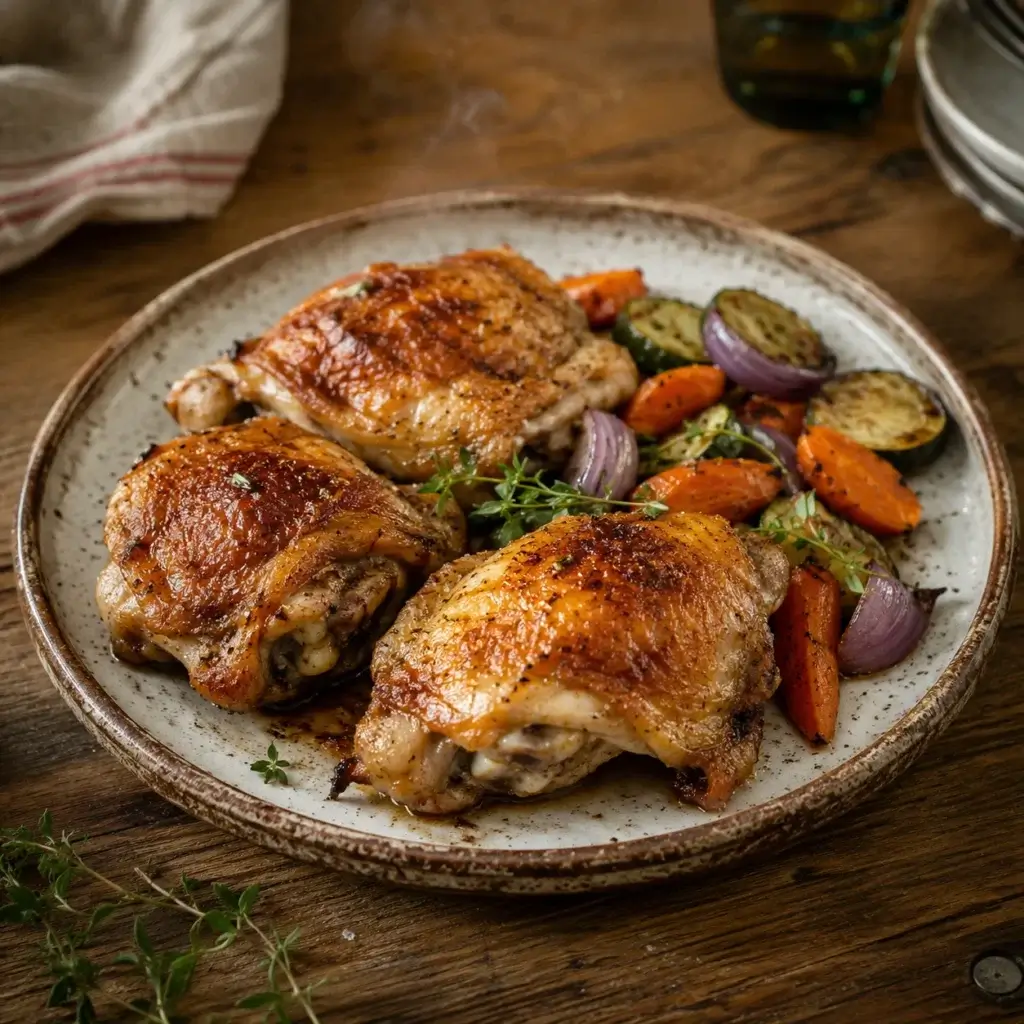 air fry frozen chicken thighs