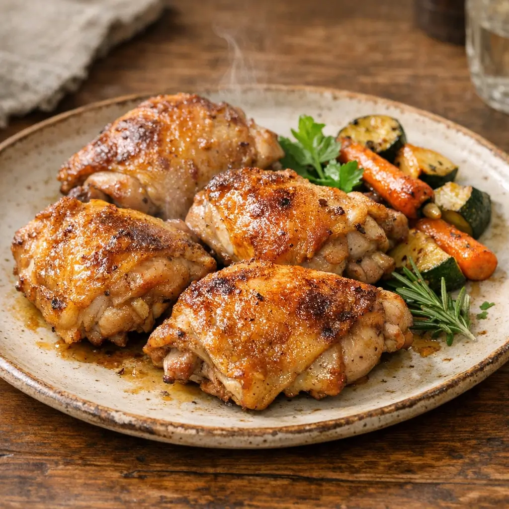 cooking frozen chicken thighs in air fryer