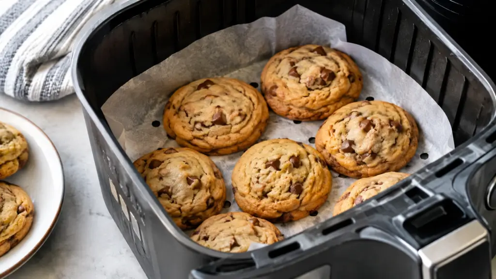 Frozen Cookie Dough in Air Fryer